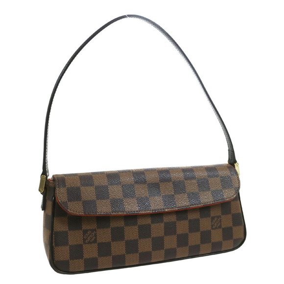 Authenticity Guarantee  LOUIS VUITTON RECOLETA HAND BAG FL0033 PURSE DAMIER EBEN - Picture 1 of 10
